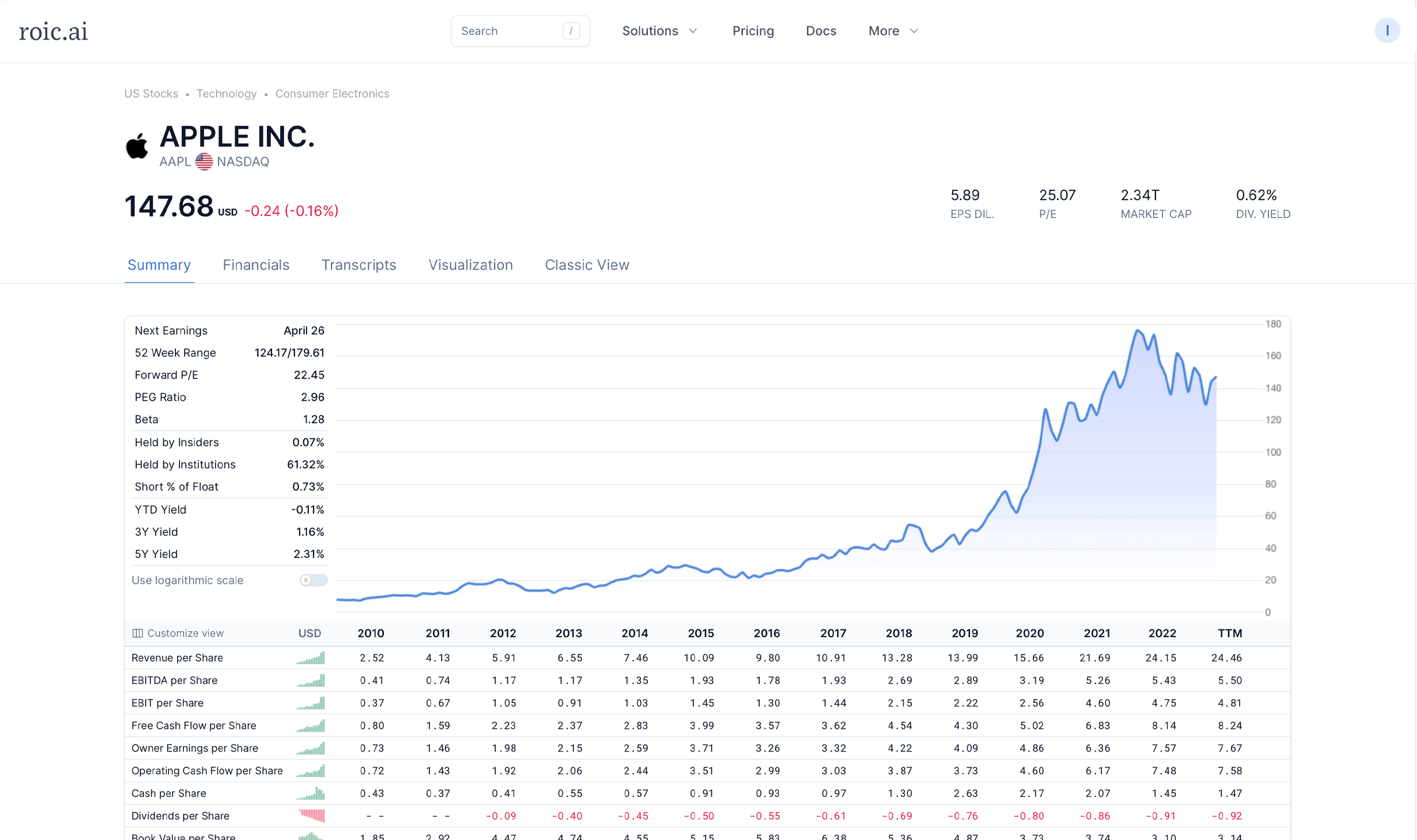 Roic Ai screenshot