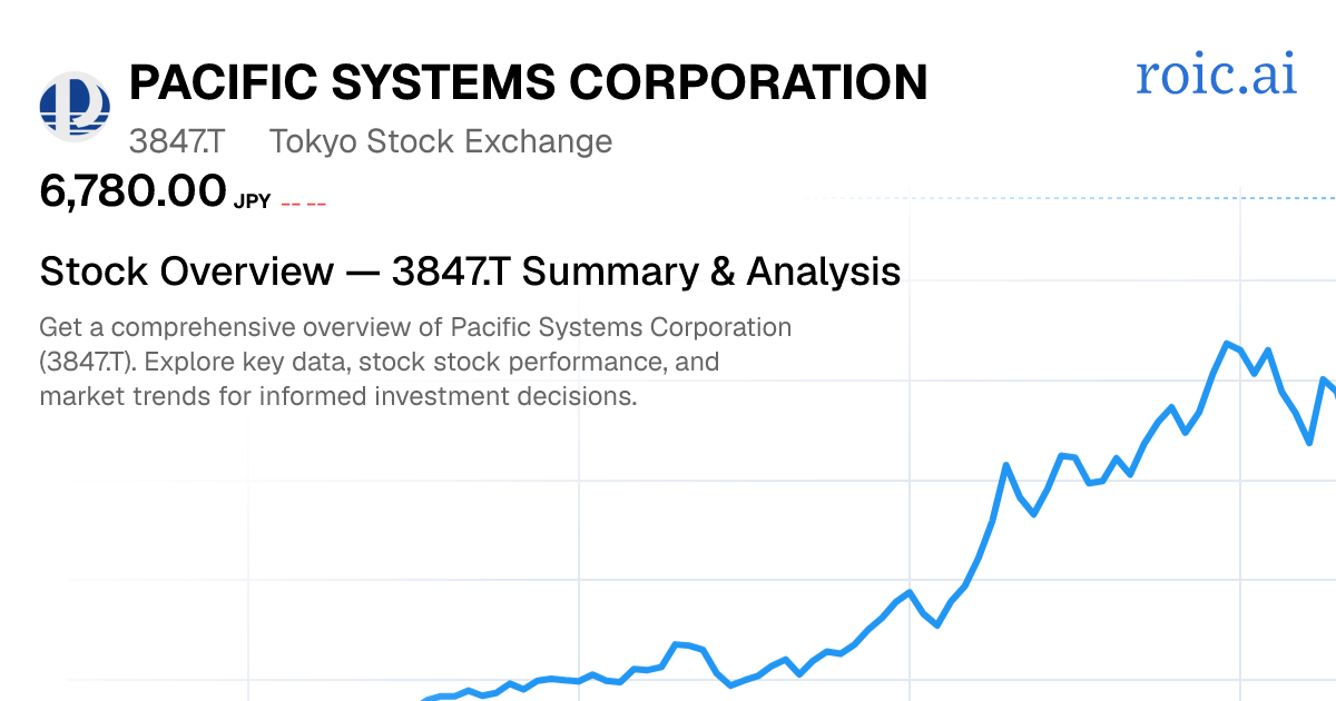 Pacific Systems Corporation Stock Report — 3847.T Analysis — Roic AI