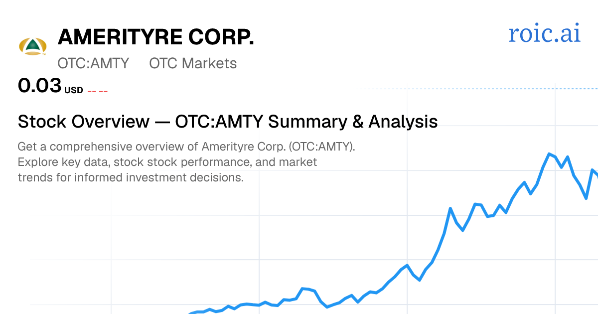 Amerityre Corporation Stock Report — AMTY Analysis — Roic AI