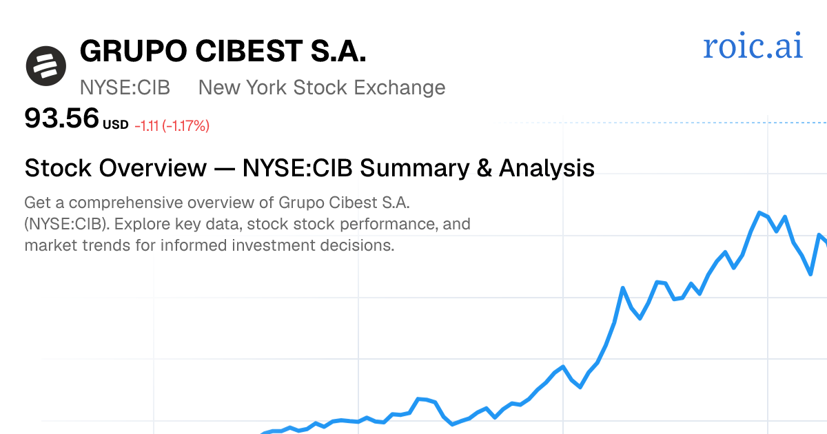 Grupo Cibest S.A. Stock Report — CIB Analysis — Roic AI