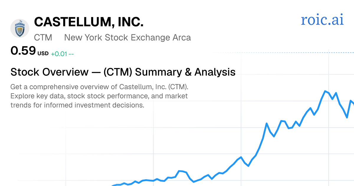 Castellum, Inc. Stock Overview — CTM Summary & Analysis — Roic AI