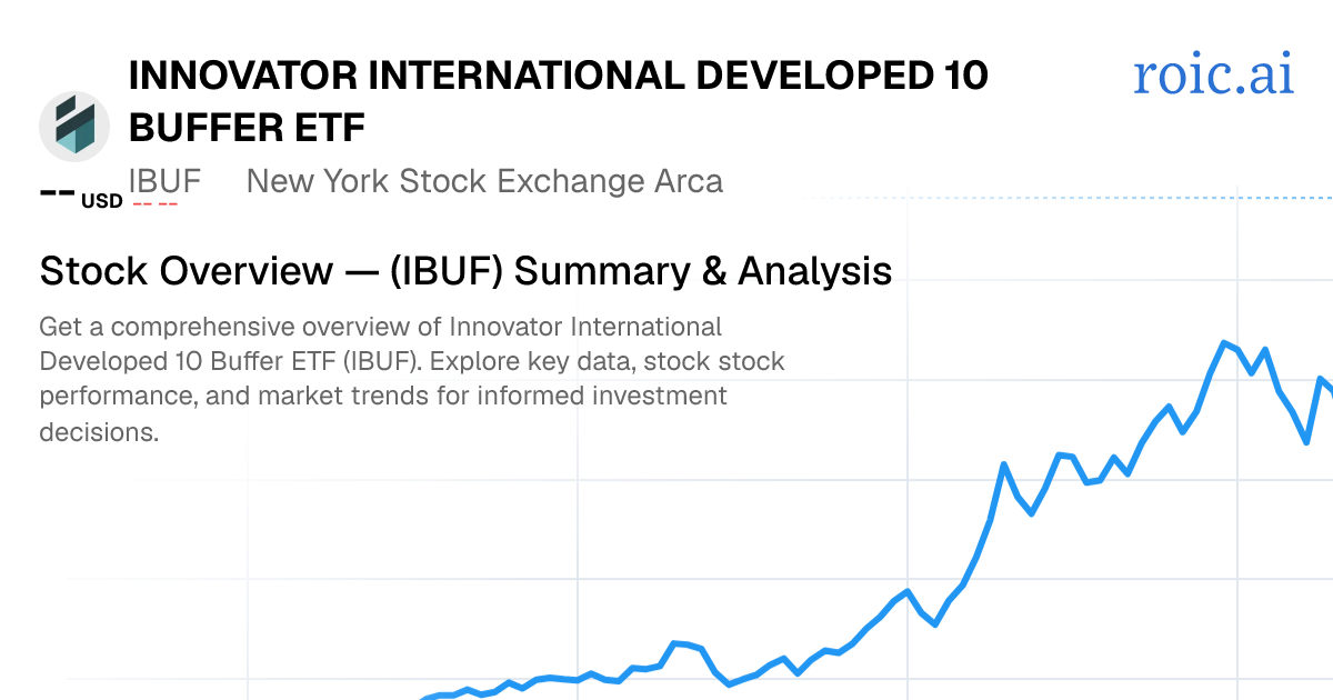 Innovator International Developed 10 Buffer ETF Stock — IBUF Overview ...