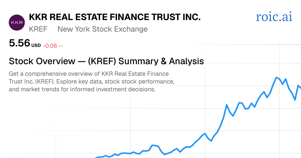 KKR Real Estate Finance Trust Inc. Stock — KREF Overview | Roic AI