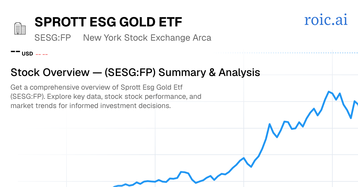 Sprott Esg Gold Etf Stock — SESG FP Overview | Roic AI